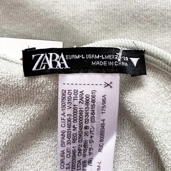 Zara Green One Shoulder Bodysuit - Picture 3 of 4